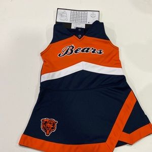 NFL Chicago Bears 2 piece cheerleader set NWT fits 18-24 month.